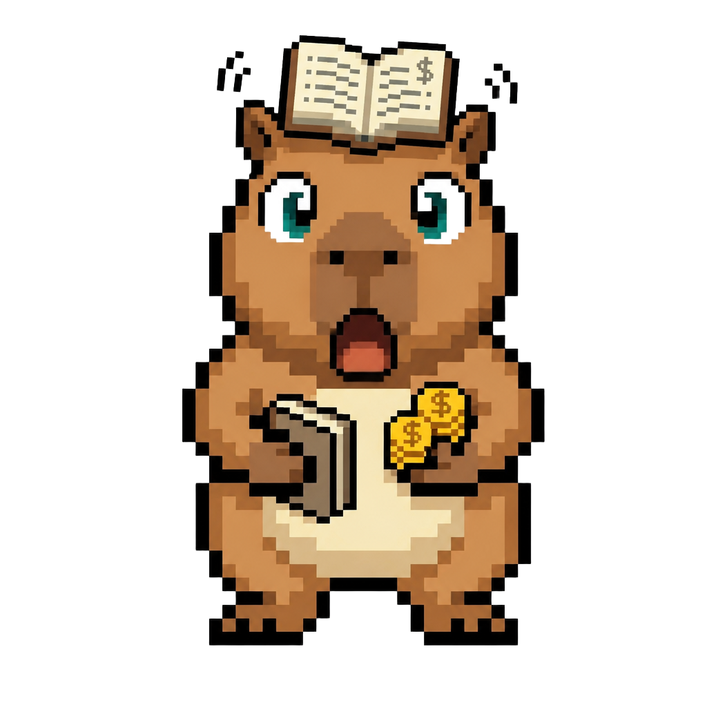Otto the capybara — thinking
